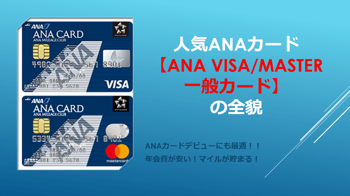 2020年版 Ana Visa Master一般カード Suica Tokyu含 の全貌を完全公開 すけすけのマイル乞食