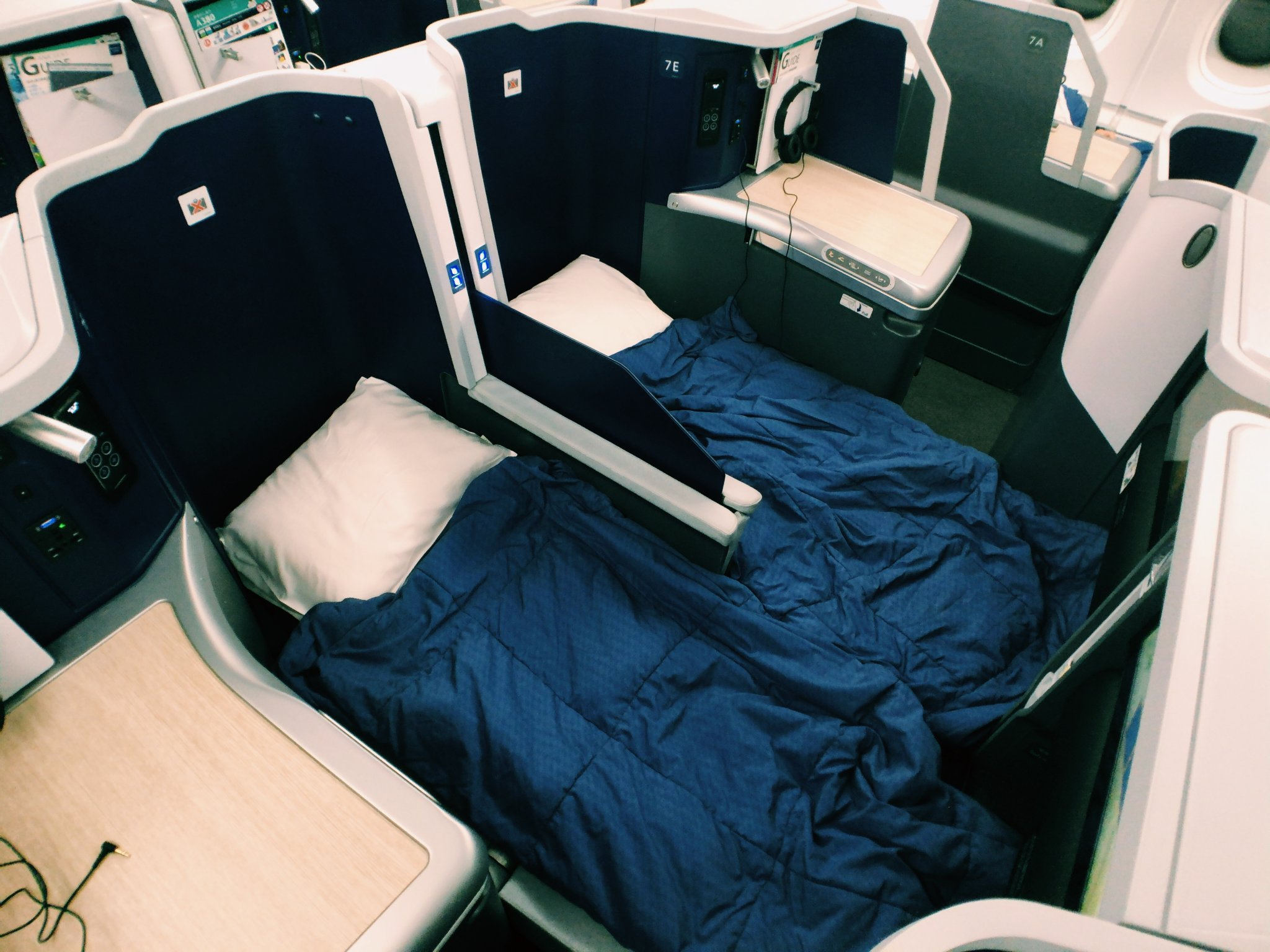 ANA ホノルル A380 ビジネスクラス