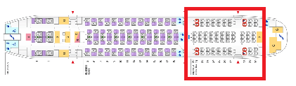 ANA A380 プレミアムエコノミーシートマップ