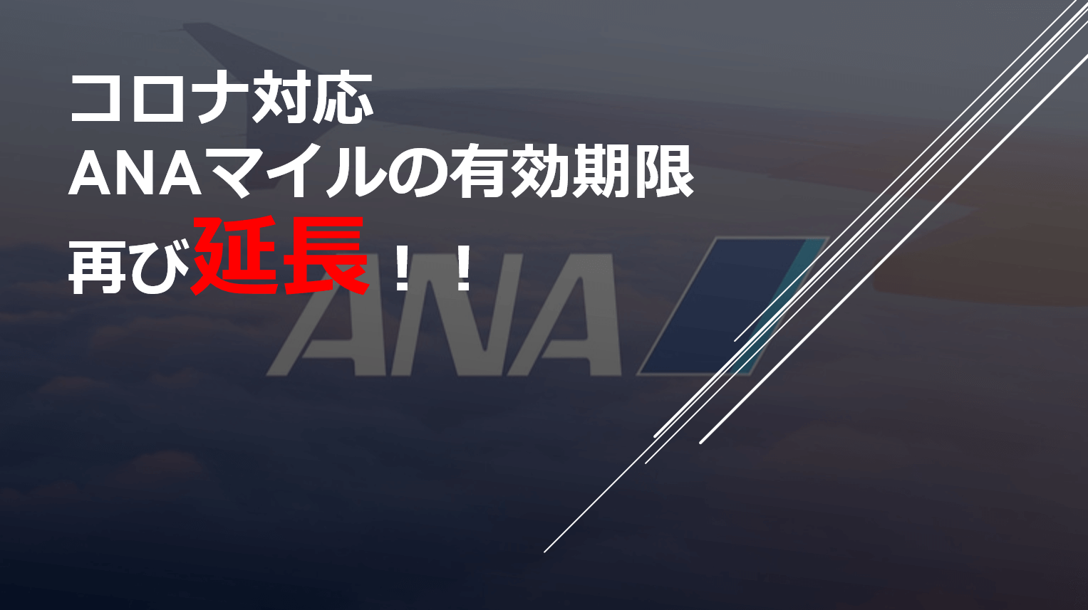 まさか！？】新型コロナ特別対応でANAマイルの有効期限が再々々延長。ただし要エントリー。 | すけすけのマイル乞食