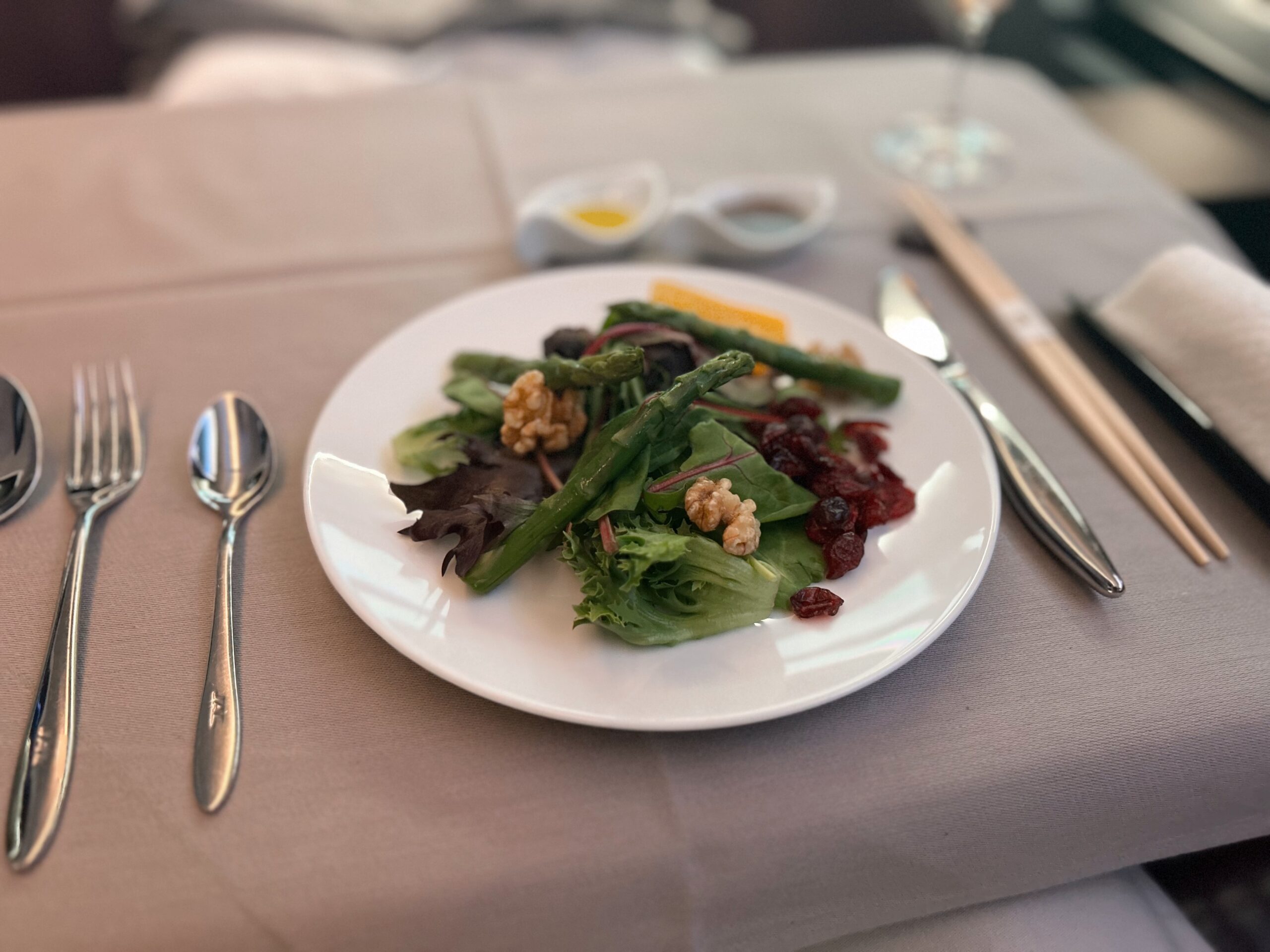 JAL A350-1000 ファーストクラス機内食