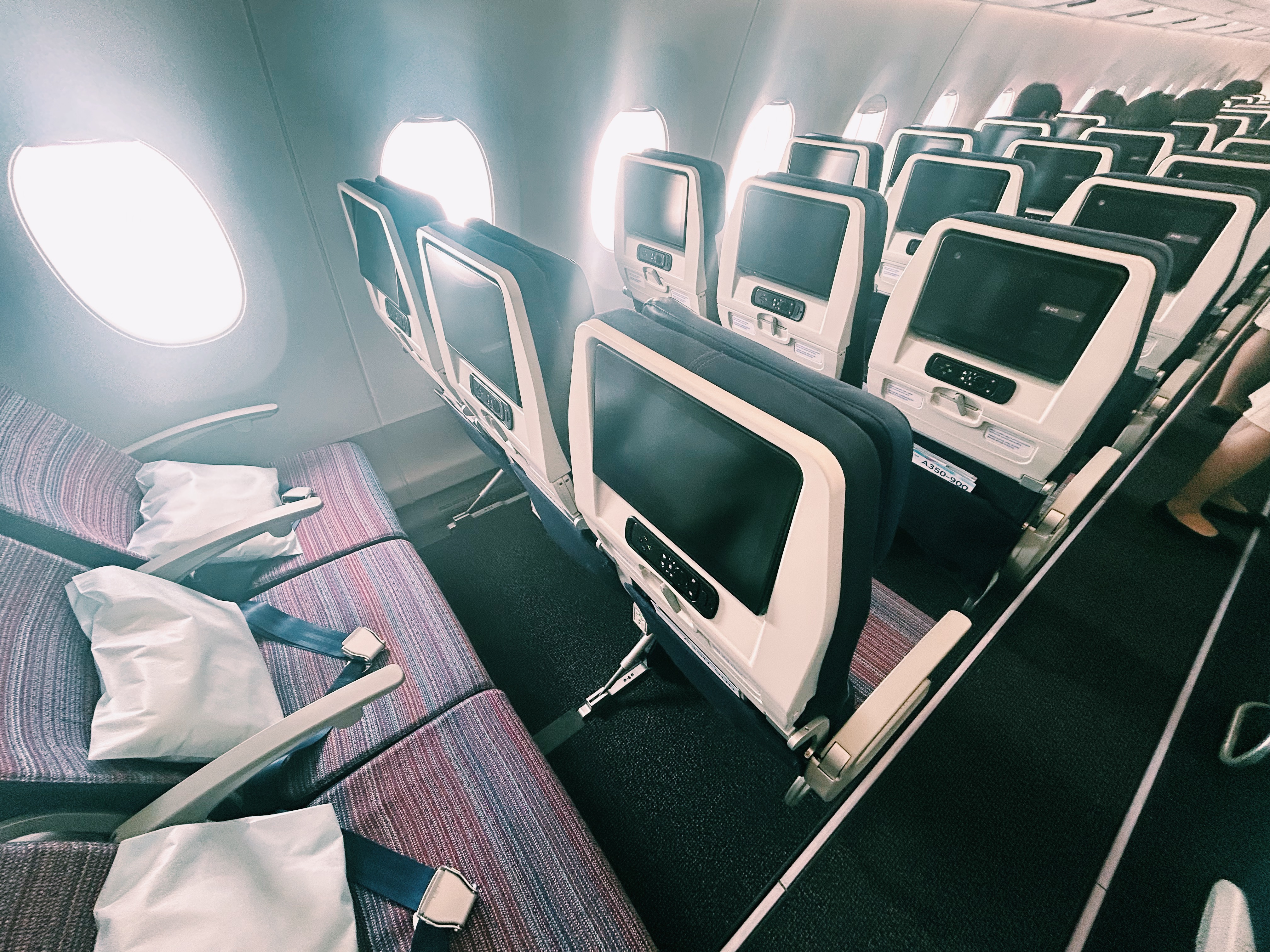 大韓航空A350-900エコノミークラス